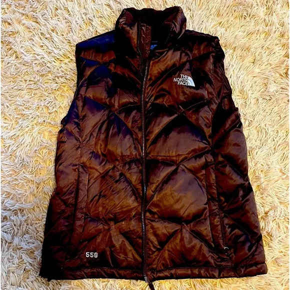 North face vest brown warm trending zip - Picture 1 of 1